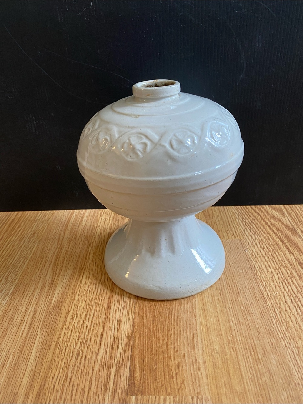 Monmouth Pottery Vintage Ironstone Lamp Base